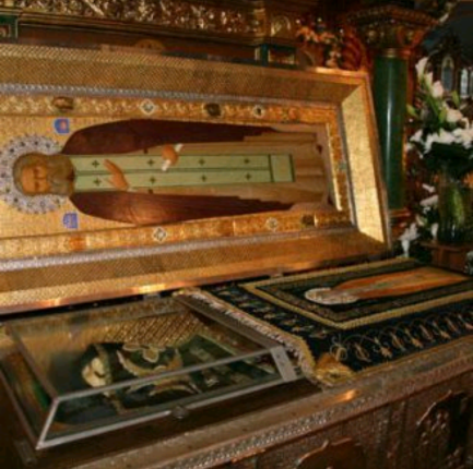 Hòm thánh tích Thánh Seraphim bây giờ